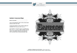 Sanborn fire insurance maps screen shot