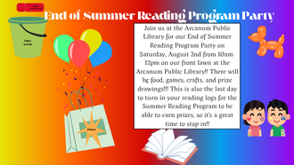 balloons, prizes, books