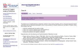 american literature collection screen shot