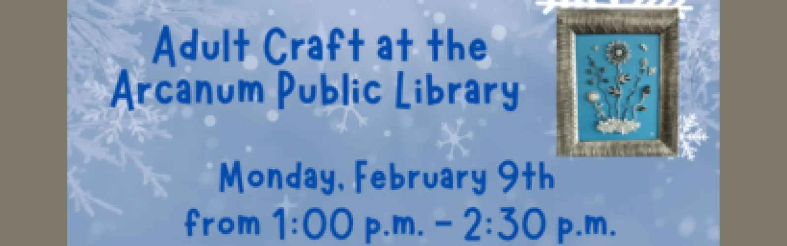 Jewelry made into flower picture in a picture frame