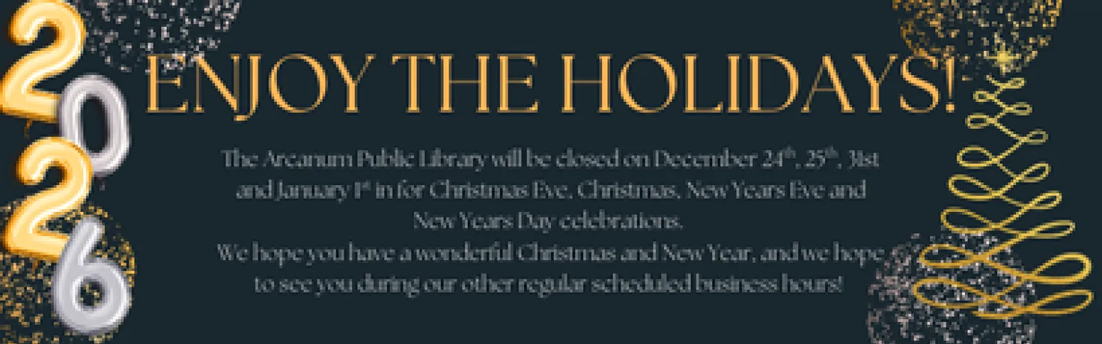 Numbers 2026 and a Christmas Tree