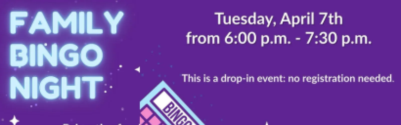 BINGO card and wheel