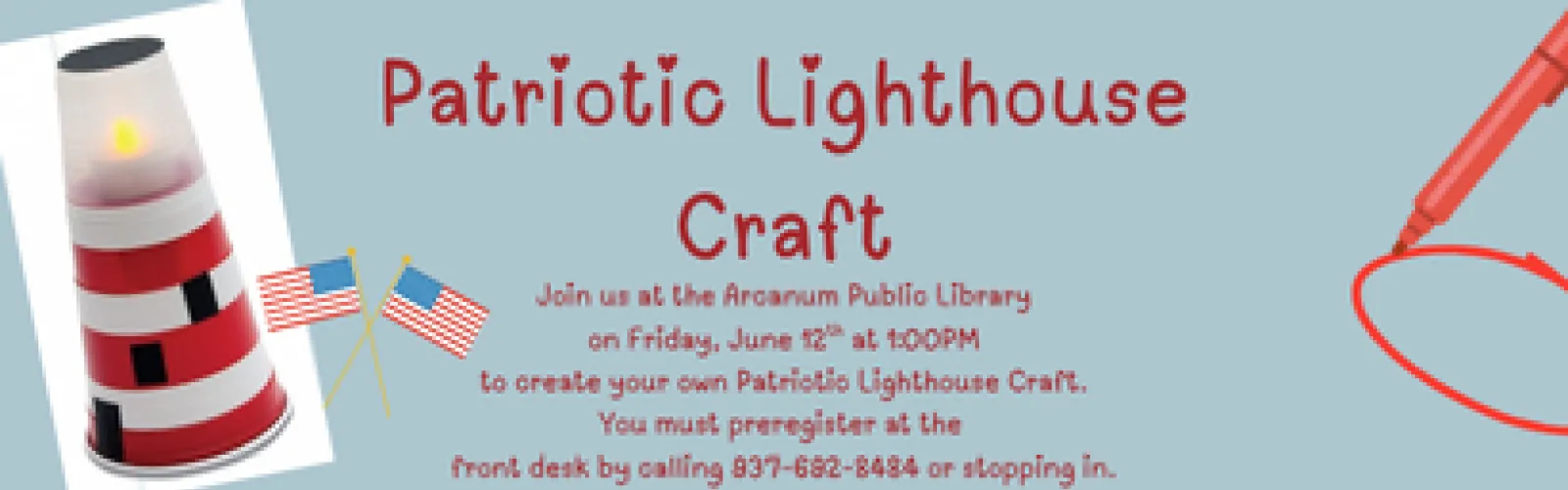 Lighthouse made out of a solo cup with a battery powered candle on top